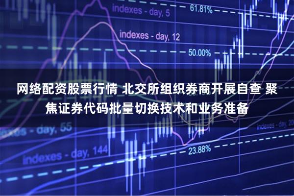 网络配资股票行情 北交所组织券商开展自查 聚焦证券代码批量切换技术和业务准备